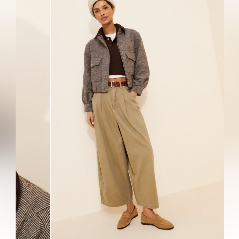 Brown Patterned Jacket - image 3